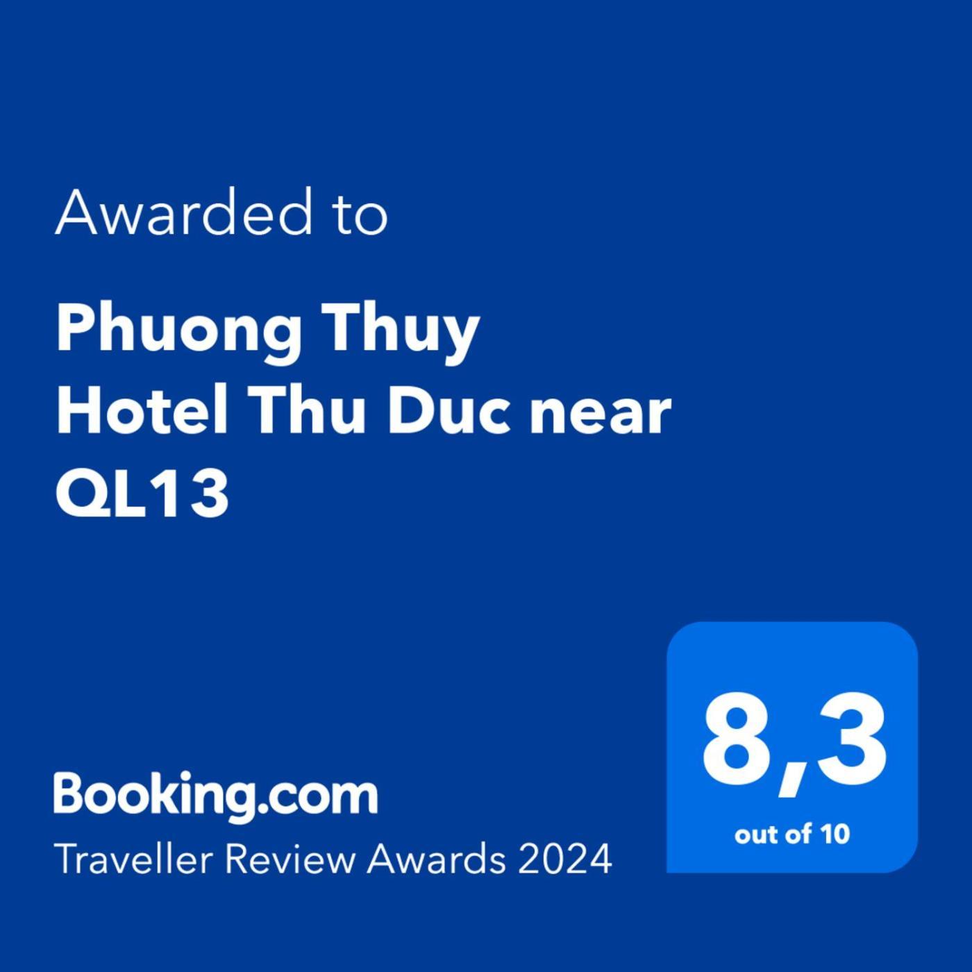 Phuong Thuy Hotel Thu Duc Near Ql13 Ho Chi Minh-staden Exteriör bild